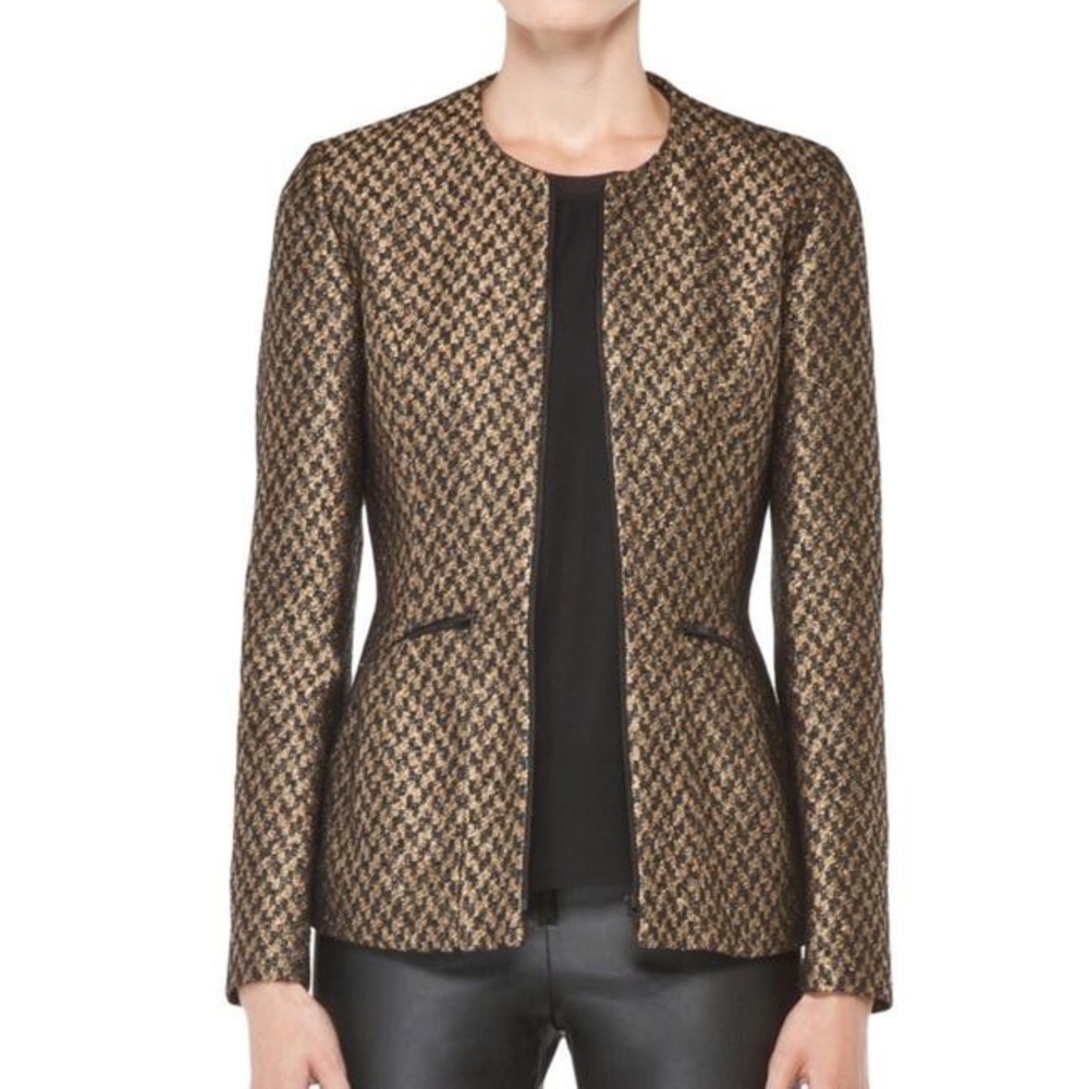 Theyskens' Theory Jelsor metallic woven jacket